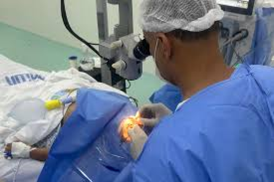 Saúde de Peixoto realiza mutirão de catarata