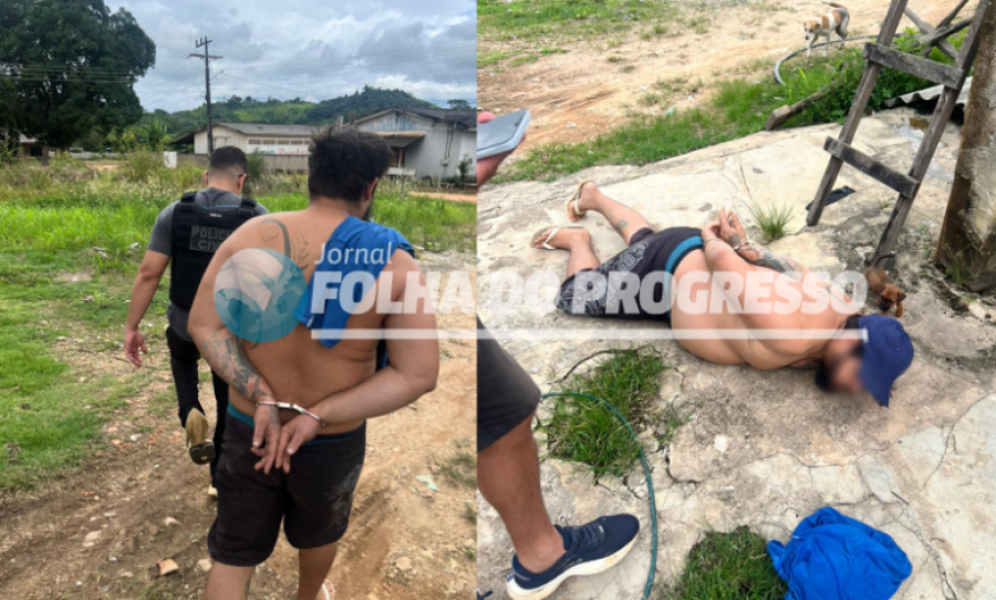 Homem com mandado por estupro de vulnerável contra enteada de 4 anos no MT é preso no distrito de Alvorada da Amazônia, em Novo Progresso