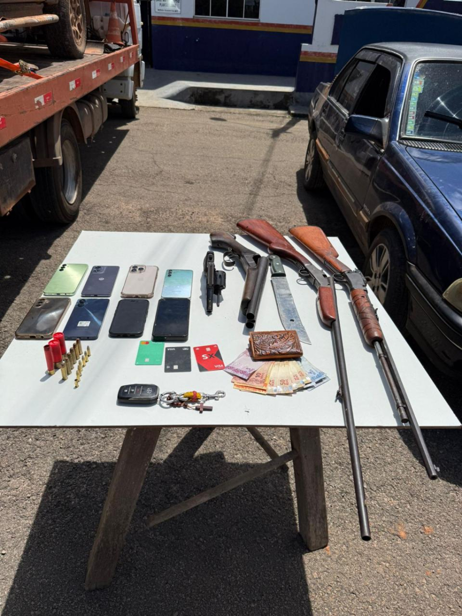 Noite de Terror no Campo: PM Prende Cinco Após Sequestro e Roubo em Fazenda de Terra Nova do Norte