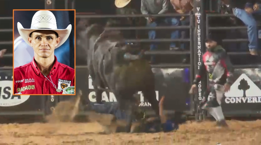 Peão de Mato Grosso morre após ser pisoteado por touro em torneio internacional em SP