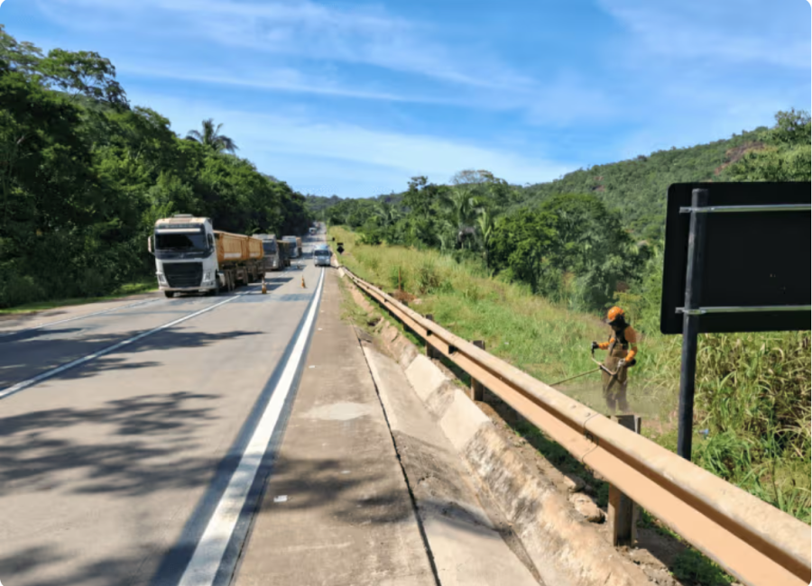 Obras vão interditar trecho da Serra de São Vicente por três dias na BR-364