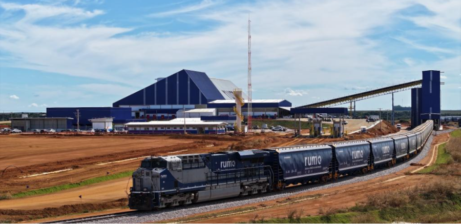 1º trecho de ferrovia que liga  Rondonópolis até Campo Verde