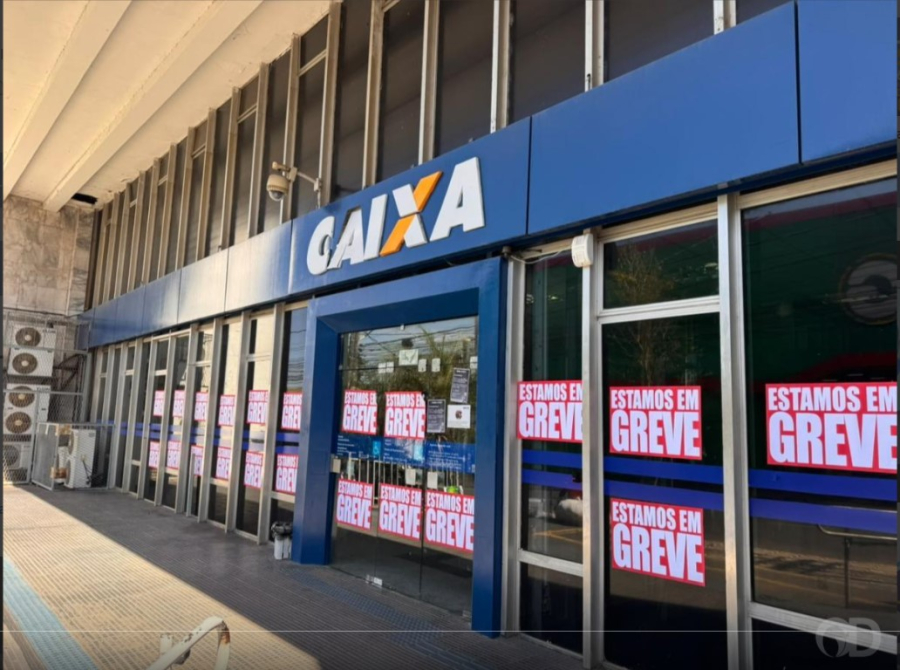 Bancários entram em greve em MT; Caixa está fechada por tempo indeterminado